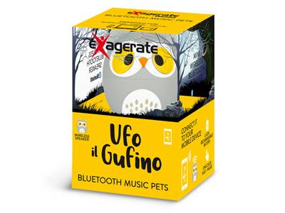 Hamlet XBTPET-OWL altoparlante portatile e per feste Altoparlante portatile mono Grigio, Bianco, Giallo 4 W-2