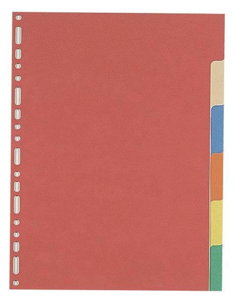Elba 100204883 divisore Cartoncino Multicolore 6 pz-1