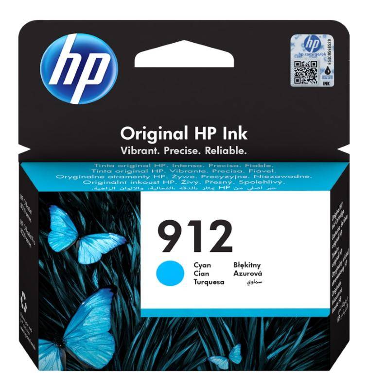 HP CARTUCCIA ORIGINALE 912 CIANO 3YL77AE-0