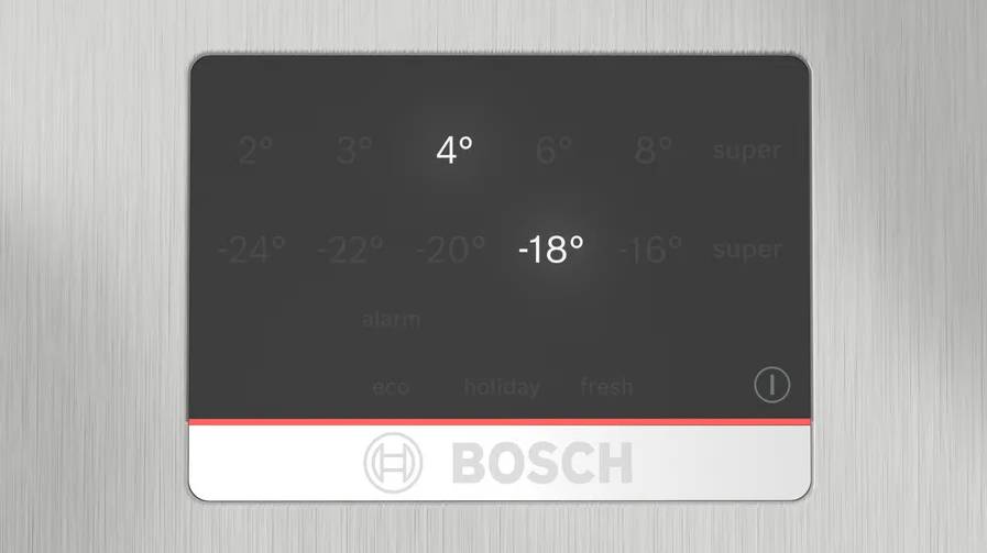 Bosch Serie 4 KGN367LDF Frigorifero combinato da libera installazione 186 x 60 cm Metal look Classe D-2