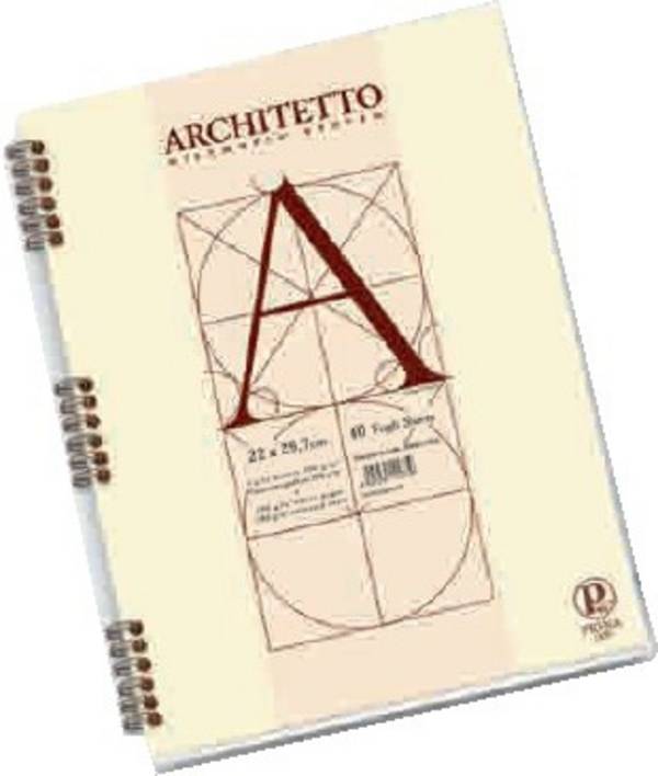 Pigna Architetto quaderno per scrivere Beige