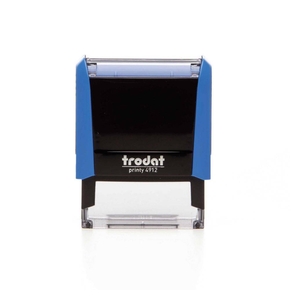 TIMBRO AUTOINCH.PRINTY4912 BLU CIEL TIMBRO AUTOINCHIOSTRANTE PRINTY 4912 BLU CIELO / TAMPONE NERO-0