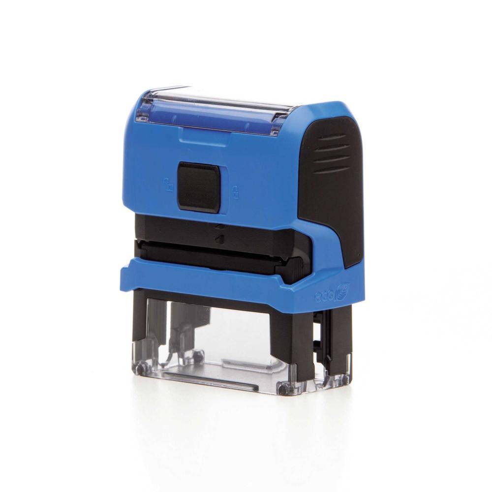 TIMBRO AUTOINCH.PRINTY4912 BLU CIEL TIMBRO AUTOINCHIOSTRANTE PRINTY 4912 BLU CIELO / TAMPONE NERO-2