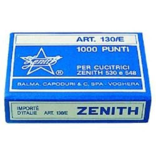 Punti Metallici per Cucitrice Zenith - 130/E S100 6/4 - 0311301405 (Conf. 50000)-1