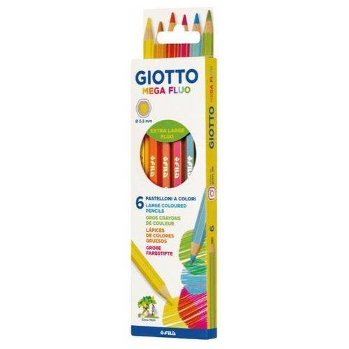 Giotto F225700 pastello colorato Colori assortiti 6 pz-0