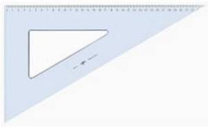 SQUADRA 60° 35CM LINEA UNI-2
