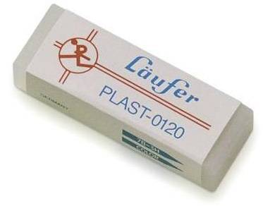 CF20 GOMME PLAST LAUFER CF20 GOMME PLAST LAUFER IN PLASTICA TRASPARENTE PER MATITE E PASTELLI-0