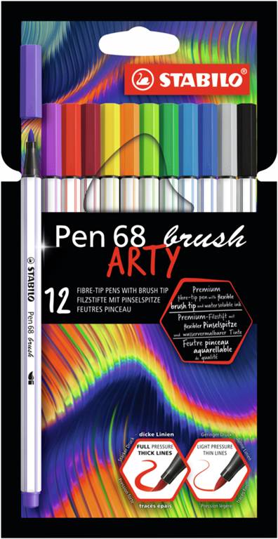 AST12 PEN 68 BRUSH WLT ARTY-1