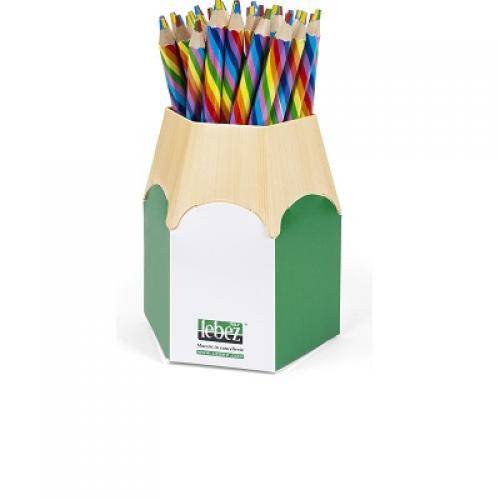 Lebez Colori A Matita Multicolor Jumbo - Display Da 32 Pezzi-0