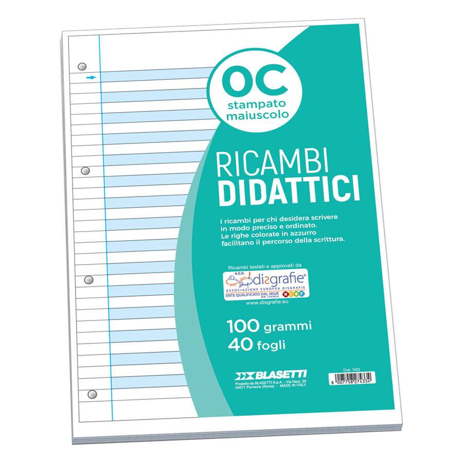 RICAMBI DIDATTICI A4 0C 40FF 100GR-1