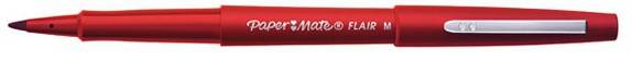 Papermate Fineliner Nylon, Red, 12 penna tecnica-1