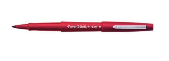Papermate Fineliner Nylon, Red, 12 penna tecnica-2