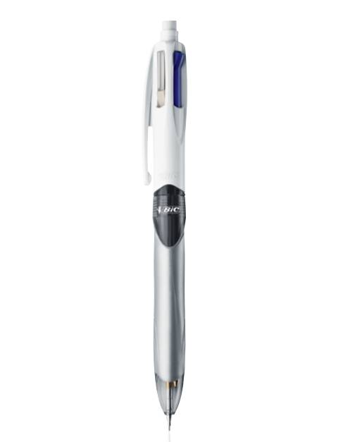BIC 4 Colori 3 + 1 Boligraph e Portemine retrattili - 1 mm Middle Point - Hb Mine-1