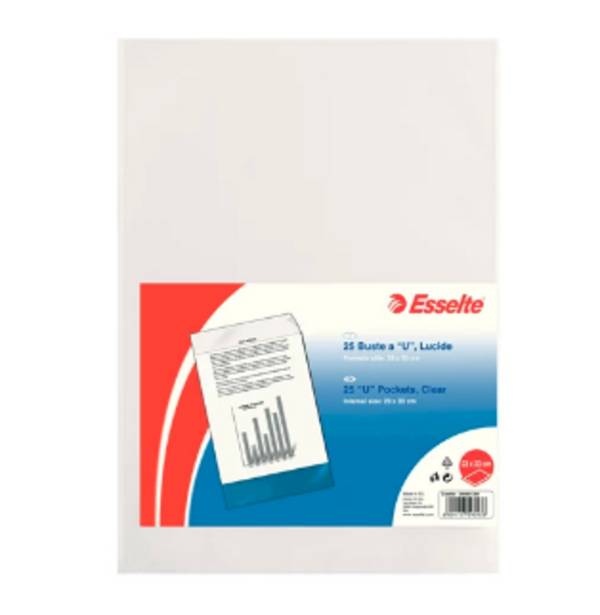 Esselte 395901300 busta Trasparente 25 pz