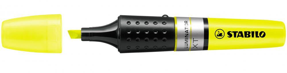 CF5 STABILO LUMINATOR GIALLO Evidenziatore Stabilo Luminator giallo con inchiostro universale fluorescente liquido (conf-2