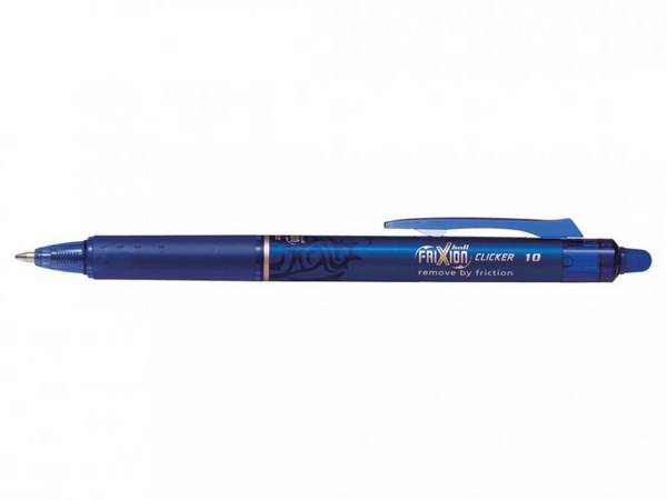 Penna a Sfera a Scatto Cancellabile Frixion Ball Clicker Pilot - 1 mm - 006551 (Blu Conf. 12)