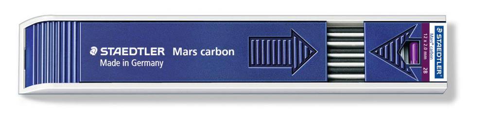 Staedtler Mars Carbon mina 2B Nero-0