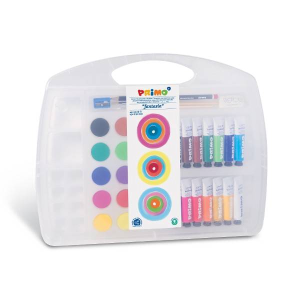 Valigetta 14 tempera 12 ml e 15 acquerelli d.30