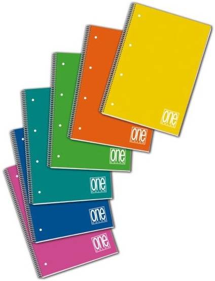 Blasetti One Color quaderno per scrivere A4 80 fogli Multicolore-0