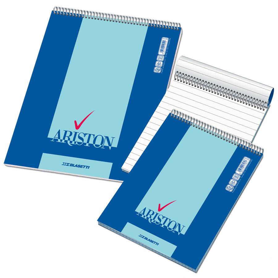 Blasetti Ariston quaderno per scrivere A4 60 fogli Blu-0