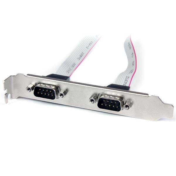 StarTech.com Staffa porta seriale DB9 16" a 2 porte a header a 10 pin-2