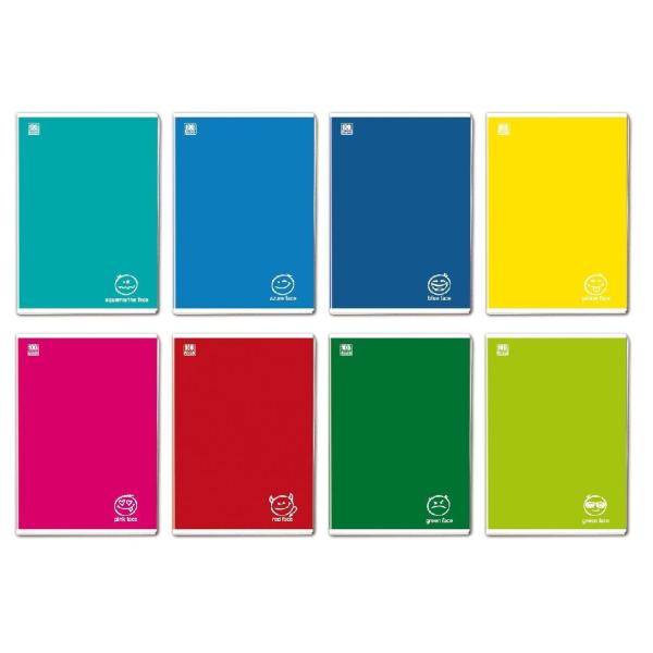 Blasetti Colorface quaderno per scrivere A4 36 fogli Multicolore-0