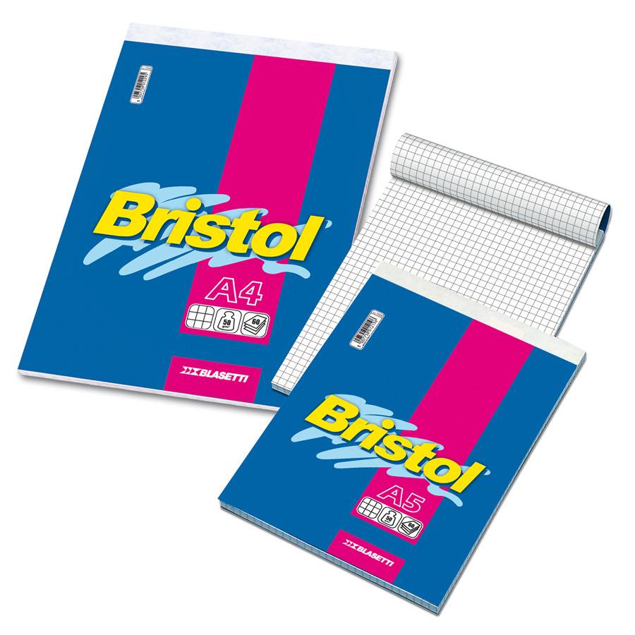 Blasetti Bristol quaderno per scrivere A4 60 fogli Multicolore-0