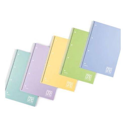 Blasetti One Color quaderno per scrivere A4 81 fogli Multicolore-0