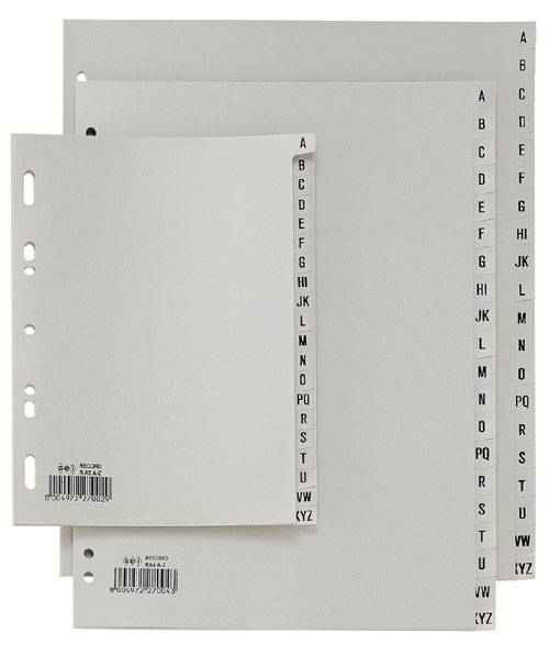 Rubrica Alfabetica Record in PPL Sei Rota - A5 - 581500 (Grigio)-0