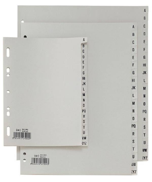 Rubrica Alfabetica Record in PPL Sei Rota - A5 - 581500 (Grigio)