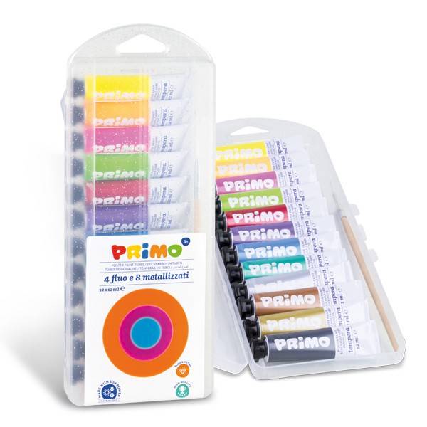 CONF12 TUBETTI TEMPERA12ML 4 L.