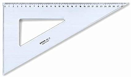 ARDA 18126 righello Righello da scrivania 250 mm Alluminio 1 pz-0