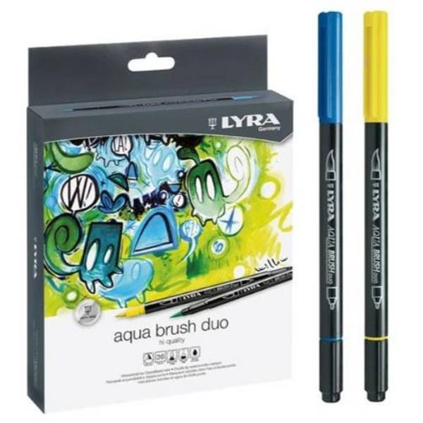 Lyra Aqua Brush Duo marcatore Colori assortiti 36 pz