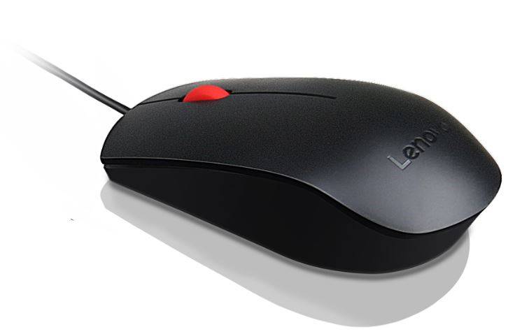 Lenovo Essential Maus Beidhändig USB Typ-A Optisch 1600 DPI (00PH133)-2