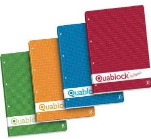Pigna quablock A4 ricambi per quaderni 210 x 297 mm (A4) 250 fogli-1