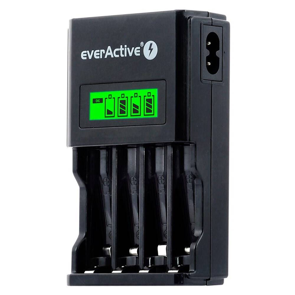Caricabatterie EverActive NC450B Batterie x 4-0