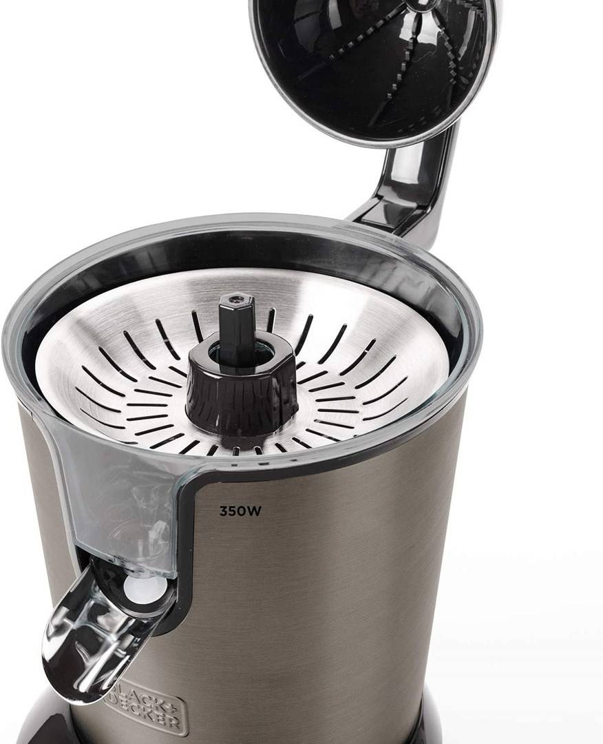 Black+Decker BXCJ350E - Spremiagrumi elettrico 350W. Grigio-6