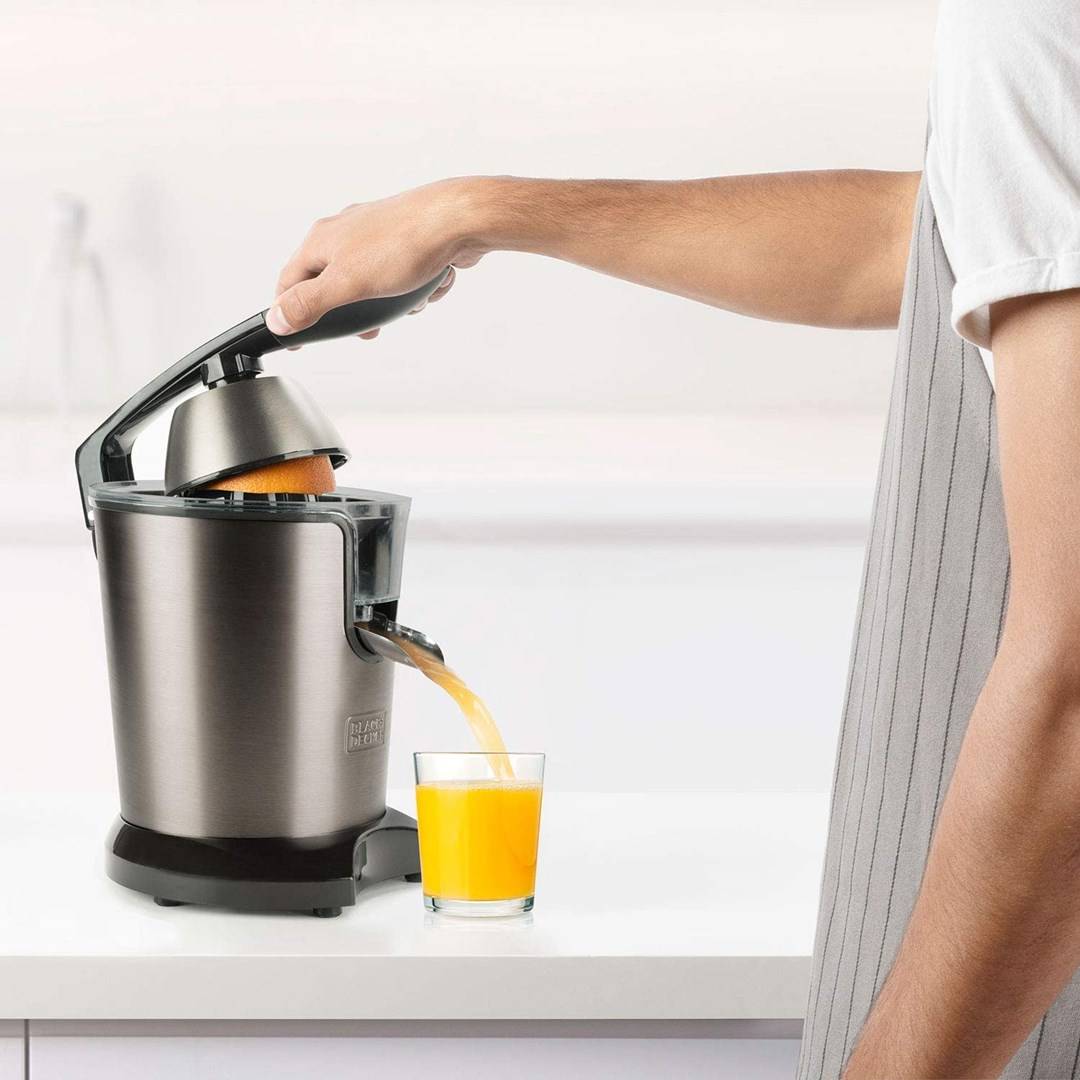 Black+Decker BXCJ350E - Spremiagrumi elettrico 350W. Grigio-2