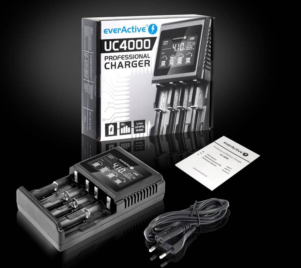 Caricabatterie EverActive UC-4000-6
