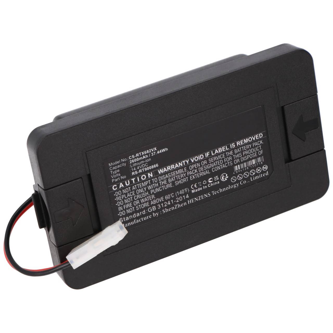 Batteria adatta per Rowenta RR6825, Rowenta RR7455, Rowenta RS-RT900866, batteria agli ioni di litio da 14,4 V 2600 mAh-2