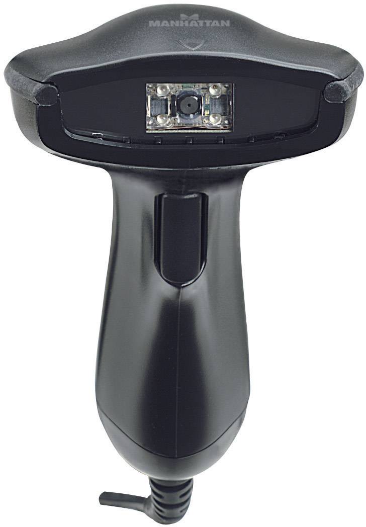 Manhattan 177603 USB-Kit Barcode scanner Cablato 1D, 2D Imager Nero Scanner portatile USB