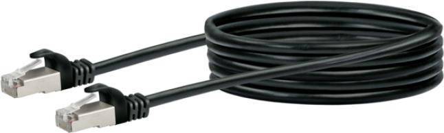 Schwaiger CKB6025 053 cavo di rete Nero 2,5 m Cat6 SF/UTP [S-FTP] (Schwaiger netv?rkskabel - 2.5 m - sort)-0