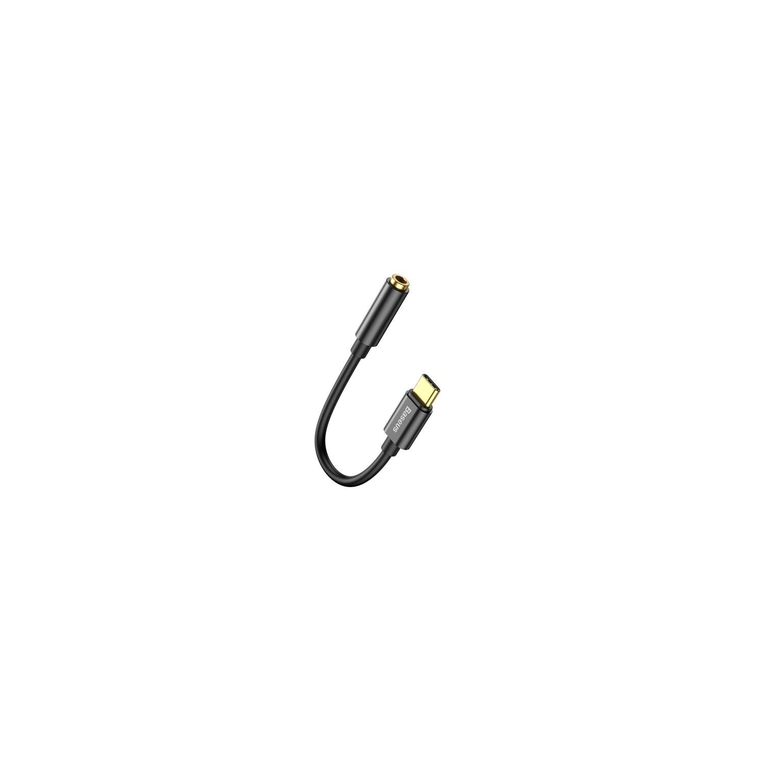 Baseus CATL54-01 adattatore per inversione del genere dei cavi Type-C 3.5mm Nero-0
