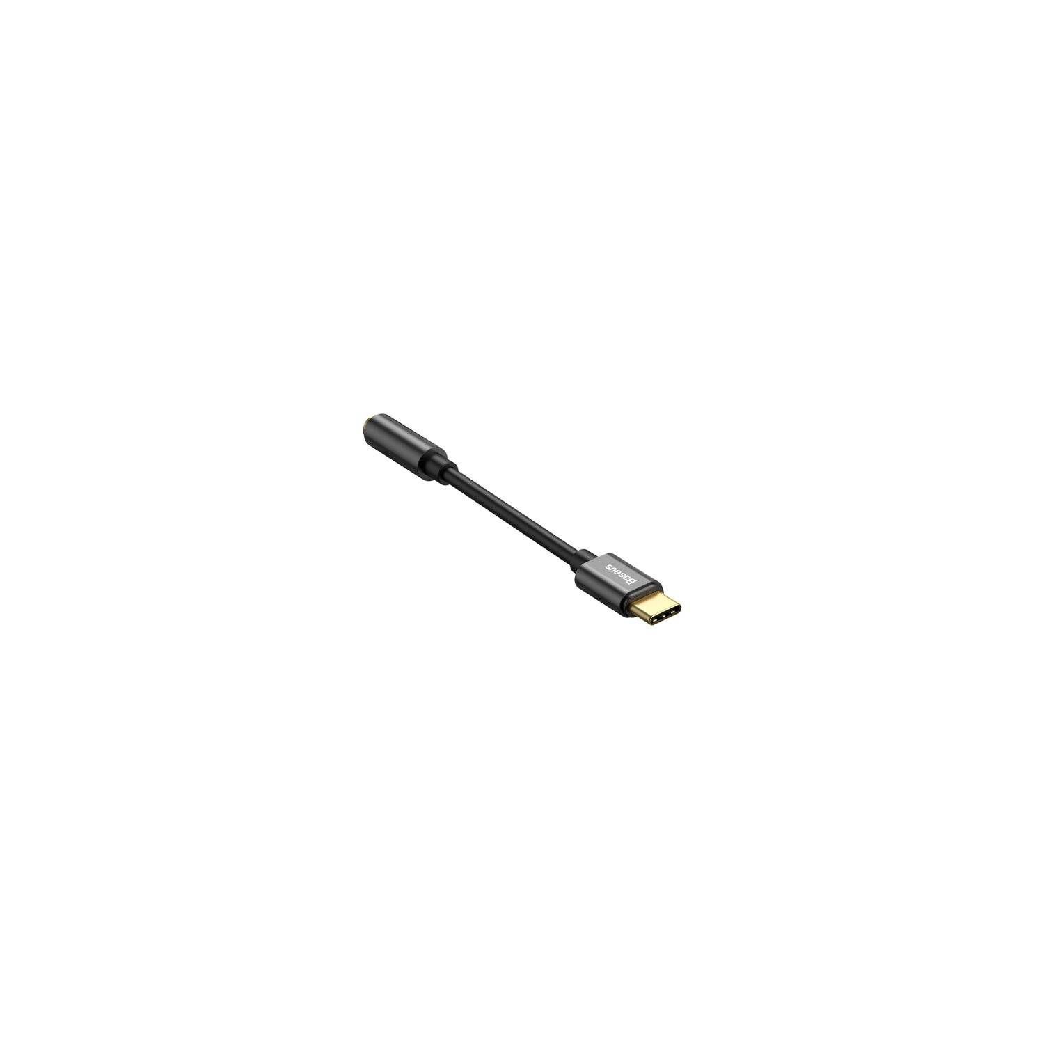 Baseus CATL54-01 adattatore per inversione del genere dei cavi Type-C 3.5mm Nero-2