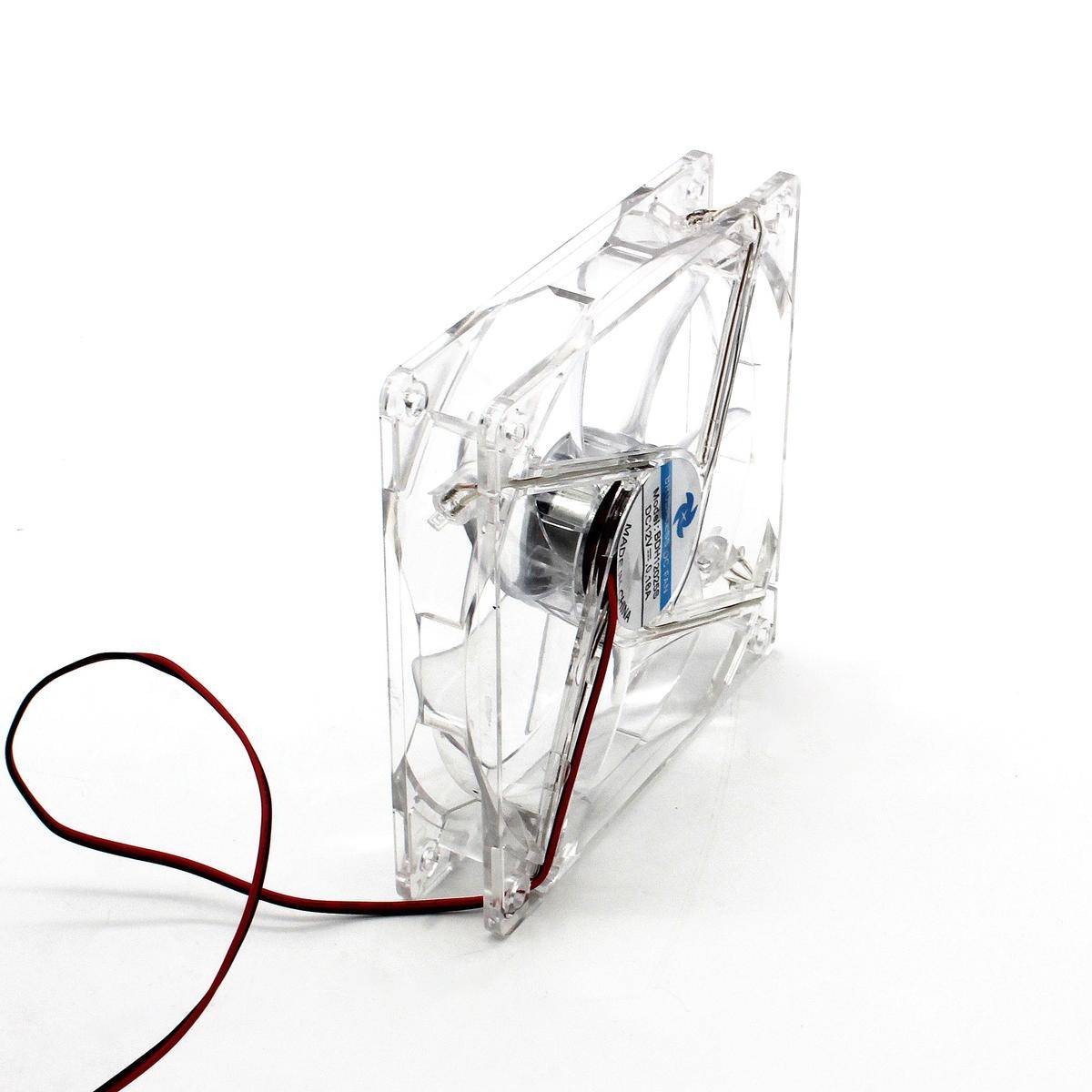 Ventola Aria Raffreddamento Per Case Assemblato Pc Gaming Rossa Led 120mm-2