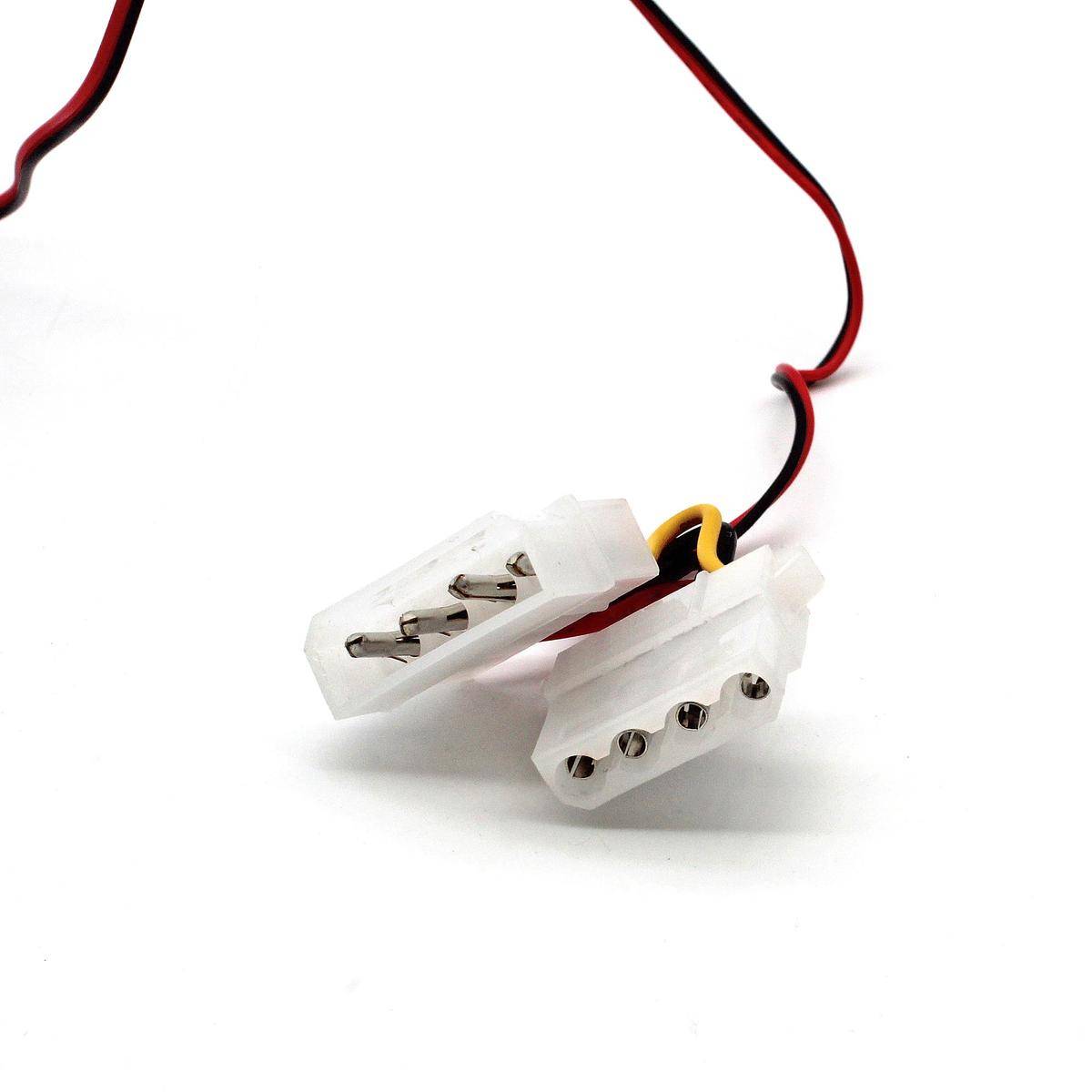 Ventola Aria Raffreddamento Per Case Assemblato Pc Gaming Rossa Led 120mm-4