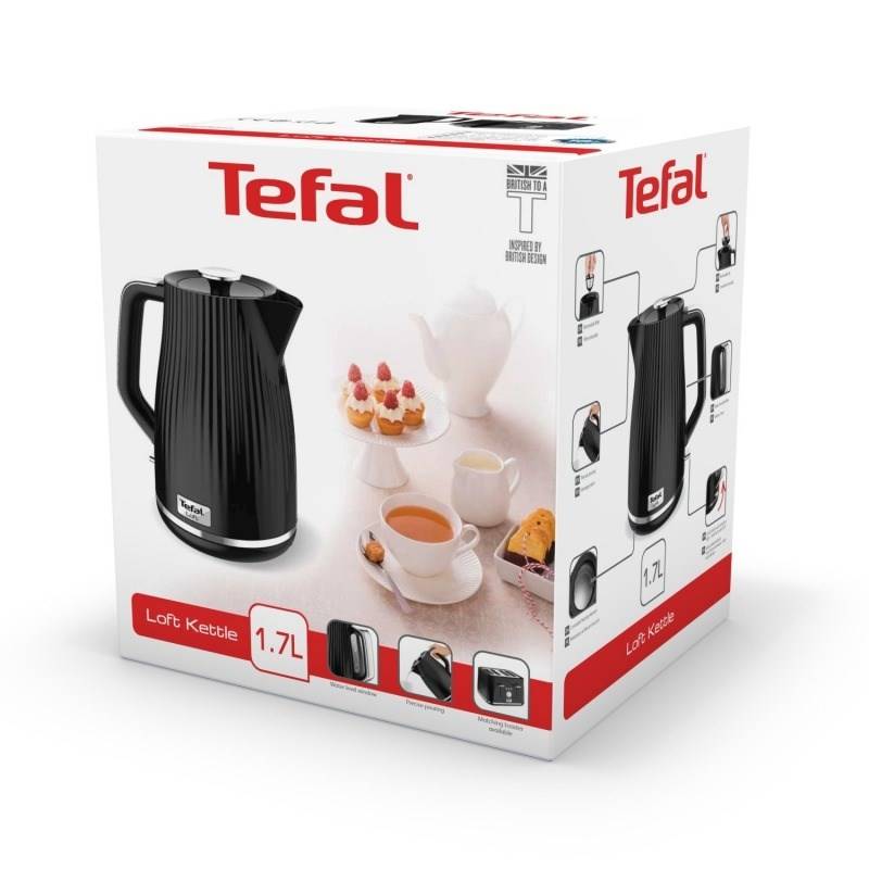 Tefal Loft KO2508 bollitore elettrico 1,7 L 2400 W Nero-2