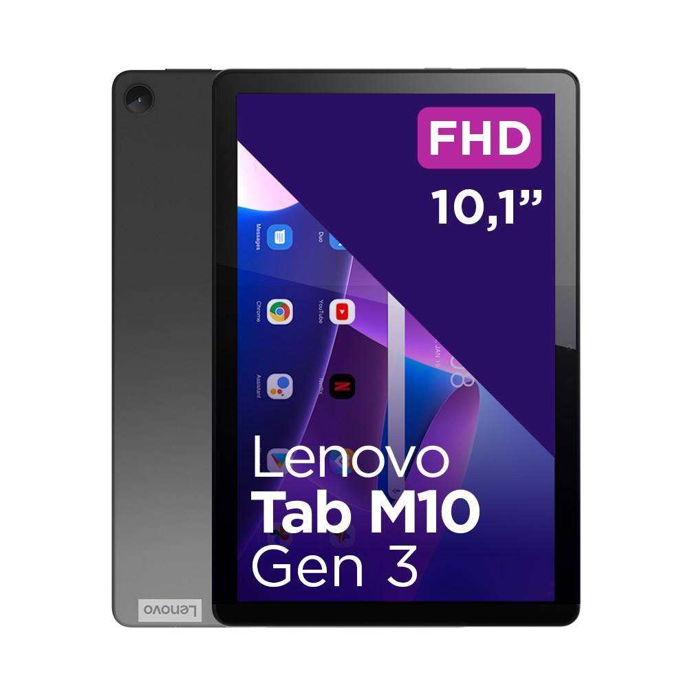 Lenovo Tab M10 Tigre 64 GB 25,6 cm (10.1") 4 GB Wi-Fi 5 (802.11ac) Android 11 Grigio (ZAAE0050PL)