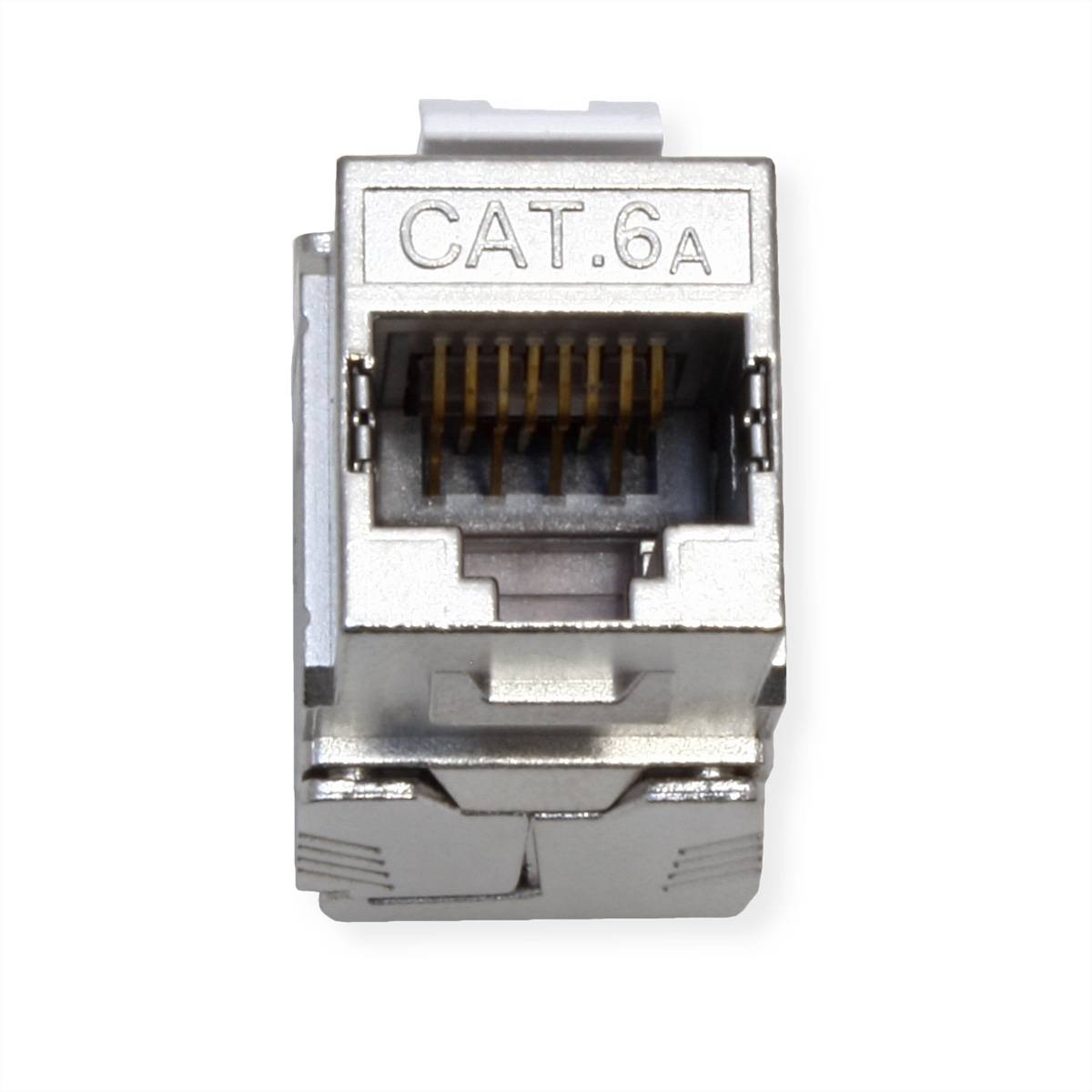 ROLINE Cat.6A (Classe EA) Keystone, RJ-45, schermato, senza attrezzi, GHMT, colore argento-1
