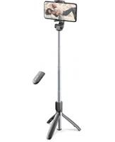 Cellularline Freedom - Universale Asta selfie Bluetooth® treppiede Nero-0